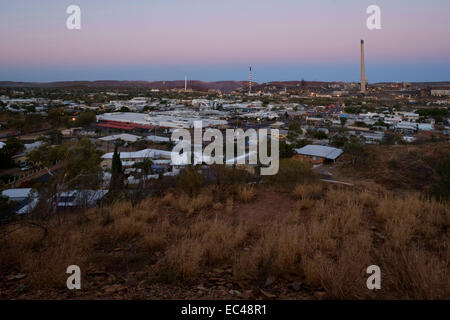 Mt Isa vu de la ville Lookout Banque D'Images