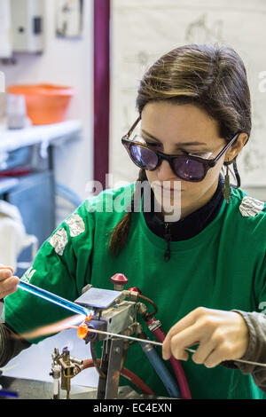 L'École du verre de Murano Abate Zanetti Banque D'Images