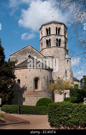 Girona Pc.Lucia church - Monastère de Sant Pere de Galligants Gérone Catalogne Espagne (Espagnol) Banque D'Images