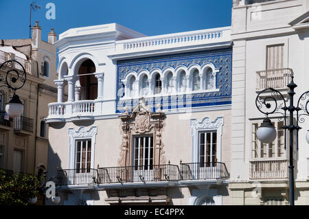Centre de la vieille ville de Cadix Andalousie Espagne Espagnol Banque D'Images