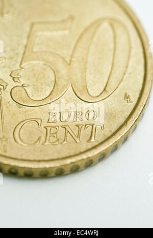 centime d’euro 50 Banque D'Images