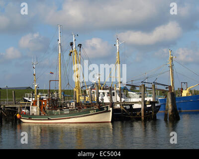 Dans l'arrière-port de Föhr Wyk,Schleswig Holstein,Allemagne,en Europe Banque D'Images