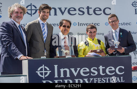 Epsom Oaks - Mesdames jour comprend : Alistair Cook Où : London, Royaume-Uni Quand : 06 Juin 2014 Banque D'Images