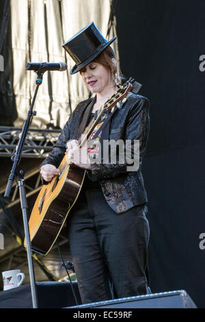 Suzanne Vega à Pori Jazz 2014 Banque D'Images