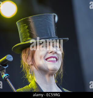 Suzanne Vega à Pori Jazz 2014 Banque D'Images