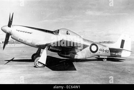 Le North American P-51 Mustang A68-63, présenté dans la collection Charles Daniels, était un chasseur pivot utilisé par la Royal Australian Air Force (RAAF) pendant la première Guerre mondiale. Connu pour ses performances exceptionnelles, il a joué un rôle clé dans le combat aérien. Banque D'Images