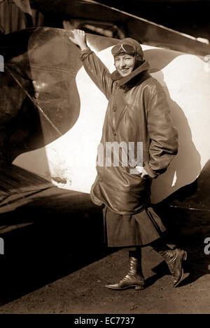 Marjorie Stinson, seule femme à qui une licence de pilote n'a été accordée par l'Army & Navy Comité d'aéronautique. Harris & Ewing. Guerre (Dept.) Banque D'Images