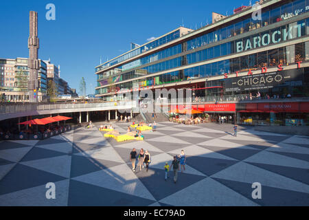 Suède, Stockholm - Sergels Torg dans la ville. Banque D'Images