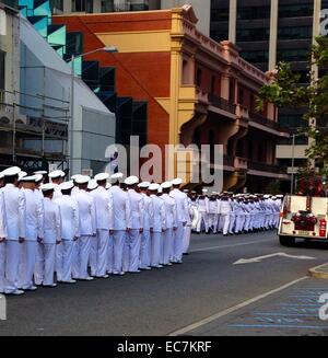 Célébrations de la Journée de l'Anzac à Perth, Australie occidentale Banque D'Images