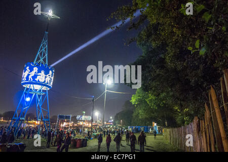 William's Green au festival de Glastonbury dans le Somerset. Banque D'Images