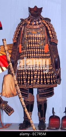 Samouraï - habituellement appelé en japonais comme le bushi ou buke, étaient la noblesse militaire de l'époque médiévale et au début-Le Japon moderne. Banque D'Images