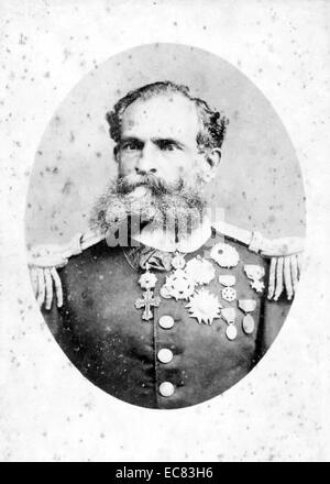 Le maréchal Manuel Deodoro da Fonseca (1827 - 1892) premier président de la République du Brésil après avoir dirigé un coup d'État militaire qui a déposé l'empereur Pedro II en 1889 Banque D'Images