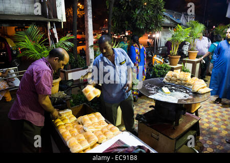 Pav Bhaji est l'un de Mumbai, la rue la plus populaire de la nourriture. Banque D'Images