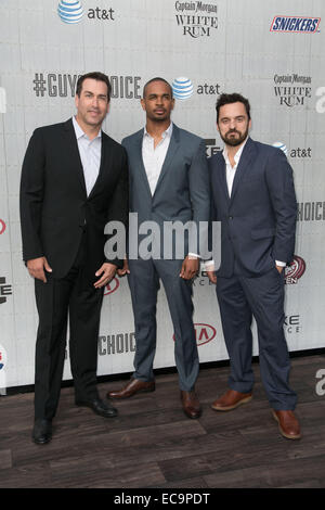 Spike TV's Guys 'choix' à 2014 les studios Sony Pictures - Arrivées avec : Rob Riggle,Damon Wayans Jr.,Jake Johnson Où : Los Angeles, California, United States Quand : 07 Juin 2014 Banque D'Images