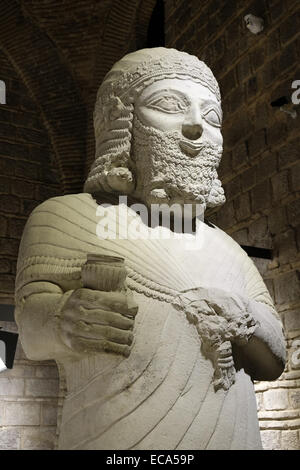 Statue du Roi Mutallu Anadolu Medeniyetleri Müzesi, ou Musée des civilisations anatoliennes, Ankara, Turquie Banque D'Images