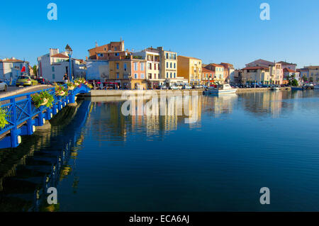 Waterfront, Martigues, Bouches du Rhone, Provence, France, Europe Banque D'Images