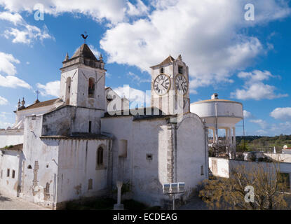 Igreja de Santa Maria do Castelo, Tavira, Algarve, Portugal, Février 2014 Banque D'Images