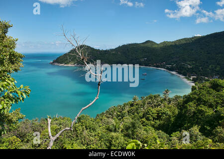Superbe plage de Thong Nai Pan Yai, Koh Phangan, Thaïlande Banque D'Images