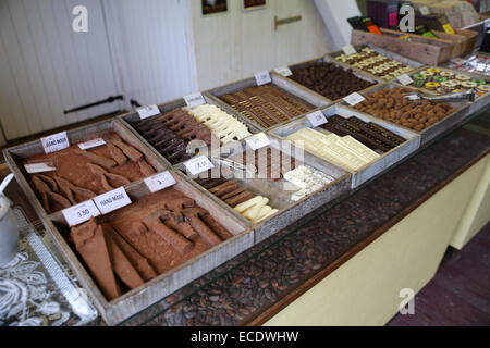 Le chocolat fait main néerlandais à vendre Banque D'Images