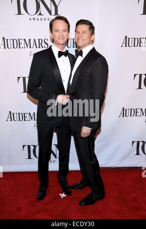 La 68e Tony Awards annuels le 08 juin 2014 - Radio City Music Hall - New York - NY comprend : Neil Patrick Harris et David Burtka Où : New York, New York, United States Quand : 09 Juin 2014 Banque D'Images