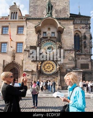 Old Town Square, Prague, République Tchèque Banque D'Images