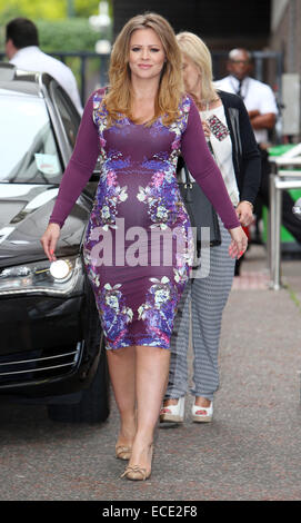 L'extérieur des Studios ITV Kimberley Walsh avec : Kimberley Walsh Où : London, Royaume-Uni Quand : 09 Juin 2014 Banque D'Images