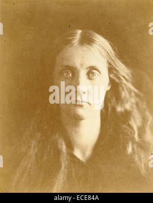 Julia Jackson, Julia Margaret Cameron, britannique, né en Inde, 1815 - 1879 ; l'eau douce, l'Angleterre, l'Europe ; 1867 ; à l'albumine argentique Banque D'Images