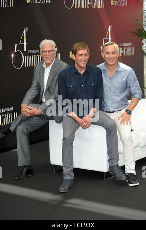 Montecarlo 54e Festival TV - Crime Scene Investigation (CSI) - Photocall avec : Ted Danson, Eric Szmanda, Wallace Langham Où : Montecarlo Quand : 09 Juin 2014 Banque D'Images