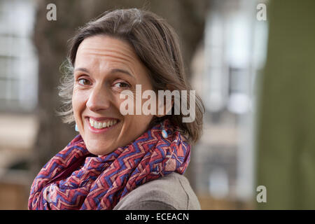 Rebecca Mead, auteur de personnel pour le New Yorker et auteur, à l'Edinburgh International Book Festival 2014. Edimbourg, Ecosse. 17 août 2014 Banque D'Images