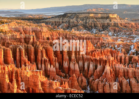 Parc national de Bryce Canyon à Sunrise, Utah, États-Unis Banque D'Images