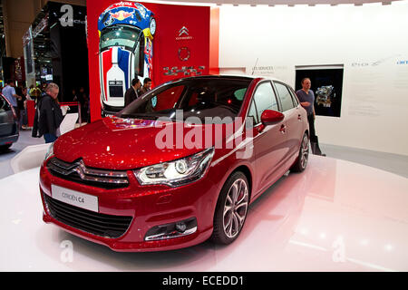 Genève - le 8 mars : la Citroën C4 sur l'affichage à la 81e, Geneva Palexpo Salon International de l'automobile le 8 mars 2011, à Genève, SWI Banque D'Images