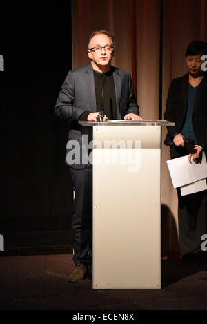 London,UK,12 décembre 2014 : Phil Agland parle de Yasukuni à BAFTA de Londres. Credit : Voir Li/Alamy Live News Banque D'Images