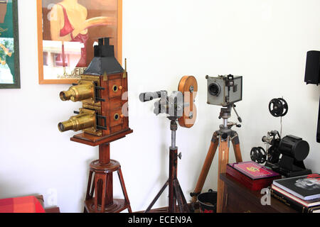 Mumbai, Inde. 14Th Nov, 2014. Caméras Film Antique & Vieux films ont été restaurés par Shivendra Singh Dungarpur à son film Heritage Foundation. © Subhash Sharma/ZUMA/ZUMAPRESS.com/Alamy fil Live News Banque D'Images