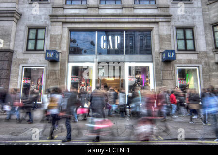 Gap Oxford Street Londres Banque D'Images