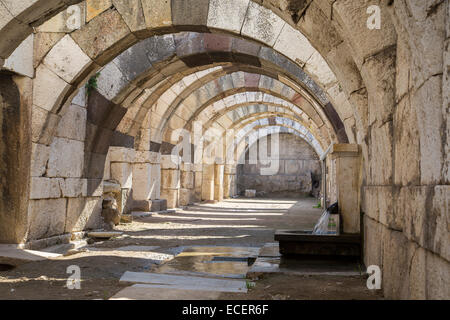 Agora de Smyrne ruines de 4e siècle avant J.-C. Izmir Turquie 2014 Banque D'Images