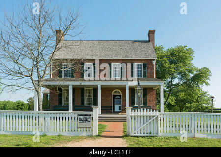 Virginie, Appomattox Court House National Historical Park, construit 1819 Clover Hill Tavern Banque D'Images