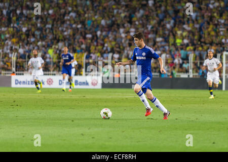 08 AOÛT 2014 ISTANBUL Chelsea s'attaque au tournoi de charité Soma Fenerbahce Stade Sukru Saracoglu. Banque D'Images