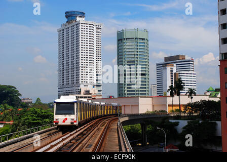 Former et Kuala Lumpur skyline Banque D'Images