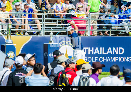 Chonburi, Thaïlande. 13 Décembre, 2014. L'APD du Japon Koumei player en Thaïlande Golf Championship 2014 (tournoi de golf professionnel sur le Tour asiatique) à Amata Spring Country Club le 13 décembre 2014 à Chonburi, Thaïlande. Credit : Chatchai Somwat/Alamy Live News Banque D'Images