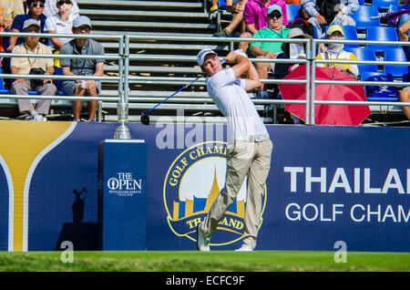 Chonburi, Thaïlande. 13 Décembre, 2014. Lionel Weber de France dvd en Thaïlande Golf Championship 2014 (tournoi de golf professionnel sur le Tour asiatique) à Amata Spring Country Club le 13 décembre 2014 à Chonburi, Thaïlande. Credit : Chatchai Somwat/Alamy Live News Banque D'Images