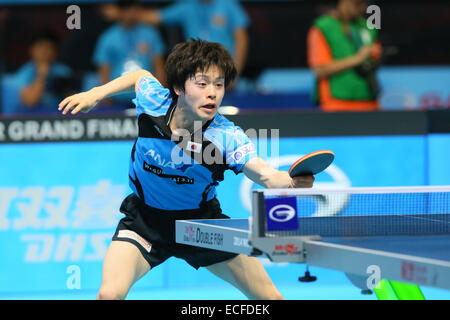 Masataka Morizono (JPN), le 12 décembre 2014 - Tennis de Table : GAC Group 2014 World Tour de l'ITTF des grandes finales au stade couvert, Huamark Bangkok, Thaïlande (photo de YUTAKA/AFLO SPORT) [1040] Banque D'Images