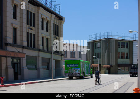 Los Angeles, USA -Juillet2011:Warner Brothers Studios de Burbank, Los Angeles. Le quartier historique de 110-acre lot : 29 salles d'enregistrement, Banque D'Images