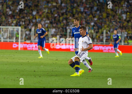 08 AOÛT 2014 ISTANBUL Chelsea s'attaque au tournoi de charité Soma Fenerbahce Stade Sukru Saracoglu. Banque D'Images