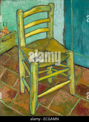 La Chaise de Van Gogh Vincent Van Gogh 1888 Banque D'Images