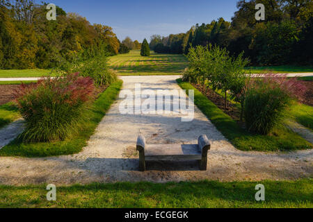 Anglais (officielle) jardin du château de Lednice Banque D'Images