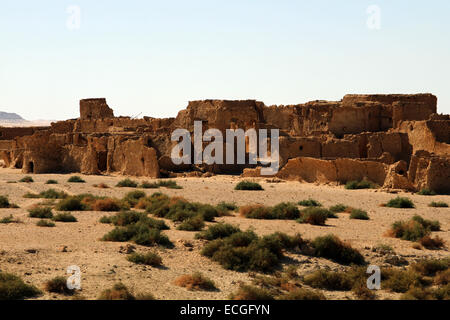 Le village abandonné de Zeitoun, près de Siwa, Egypte Banque D'Images