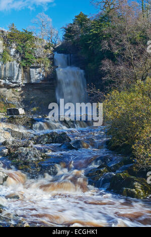 Thornton vigueur Waterfall - Vallées du Yorkshire, England, UK Banque D'Images