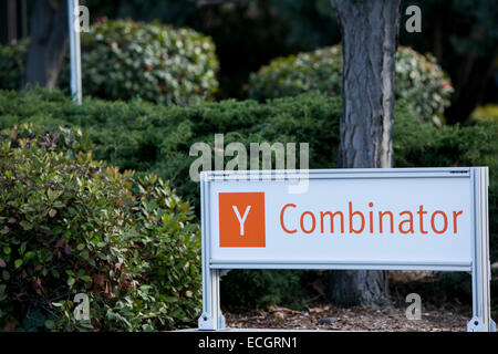 Le siège social de l'incubateur de start-up Y Combinator. Banque D'Images