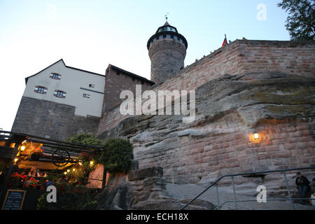 Château impérial de Nuremberg ALLEMAGNE Banque D'Images