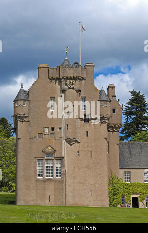 Crathes Castle, dans l'Aberdeenshire, Ecosse, Royaume-Uni, Europe Banque D'Images